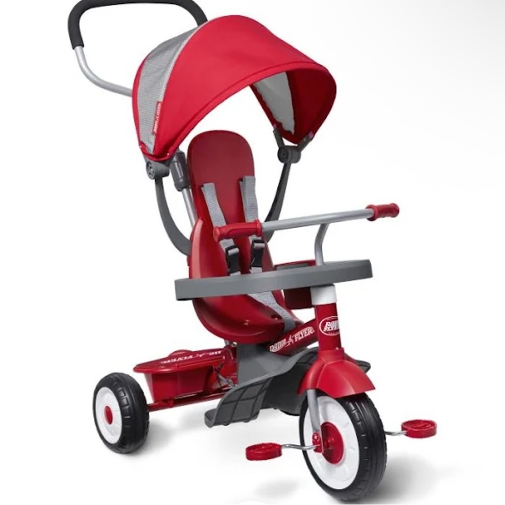 Amazon Red and Gray Kids Tricycle